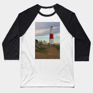 Portland Bill Lighthouse, Dorset Baseball T-Shirt